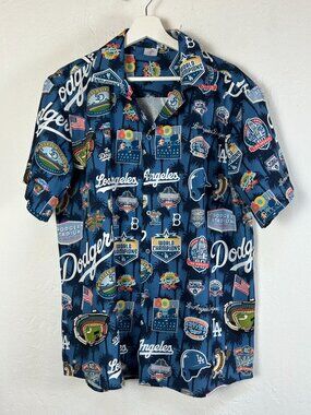 RARE Los Angeles Dodgers 60th Anniversary Shirt Mens Medium Short Sleeve